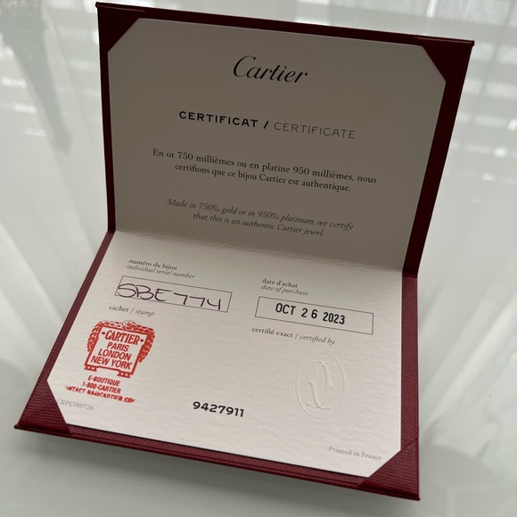 Cartier Gold Classic Band Ring - Picture 2 of 6